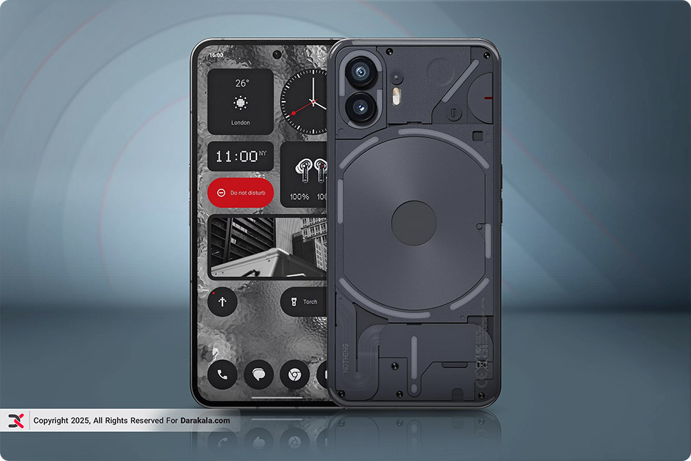گوشی-Nothing Phone 2 5G-طراحی پنل پشت و جلو